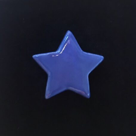 Broche étoile bleu